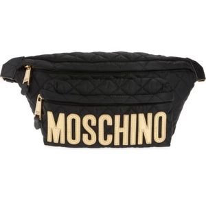 Moschino Quilted Nylon Belt Bag
